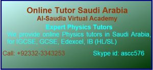 Online Physics Tutor Pakistan