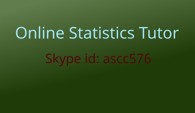 Online Statistics Tutor