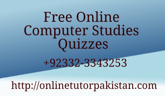 Free Online Computer Studies Quizzes