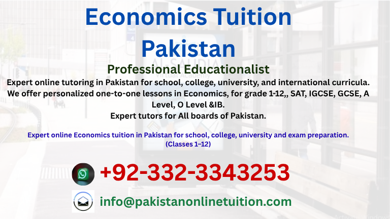 Economics Tuition Pakistan