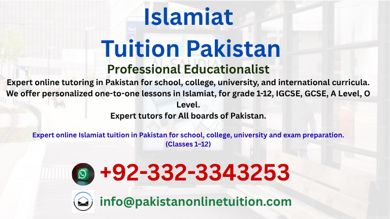 Islamiat Tuition Pakistan