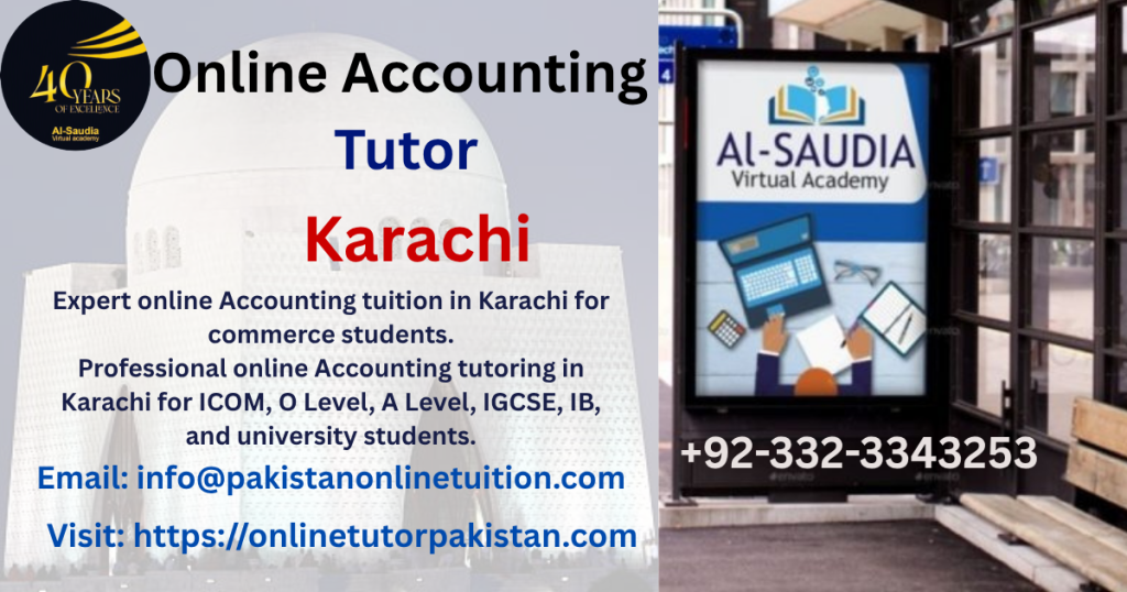 Online Accounting Tutor Karachi