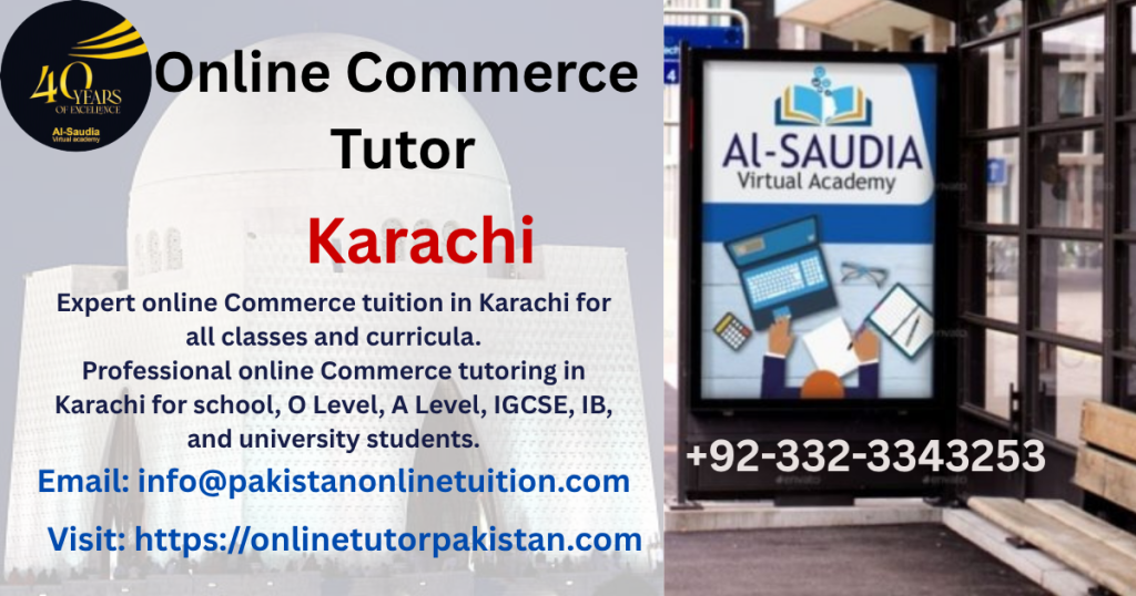 Online Commerce Tutor Karachi