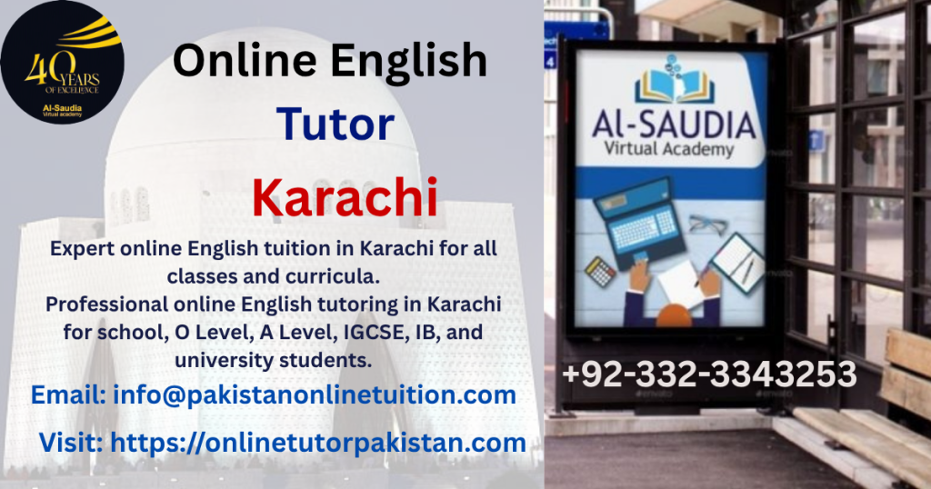 Online English Tutor Karachi