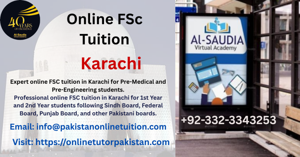 Online FSC Tuition Karachi