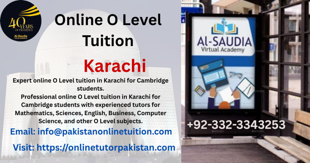 Online O Level Tuition Karachi