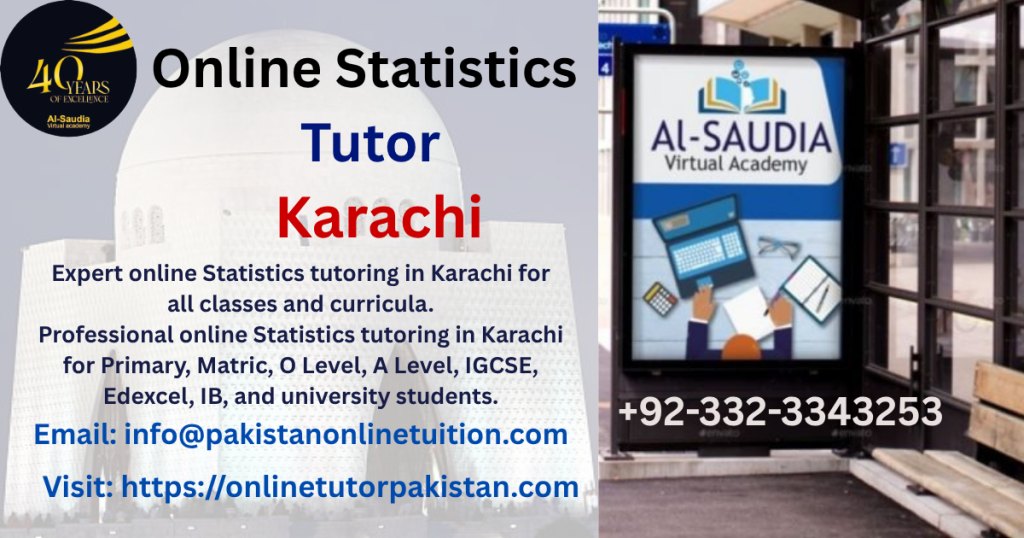 Online Statistics Tutor Karachi