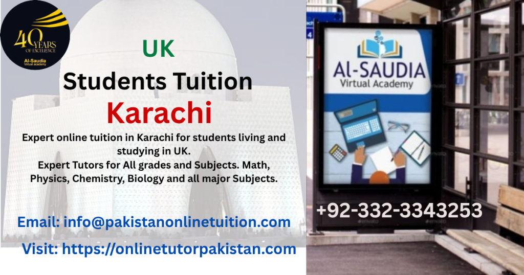 Online Tuition Karachi for UK Students