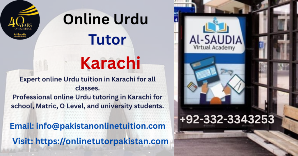 Online Urdu Tutor Karachi