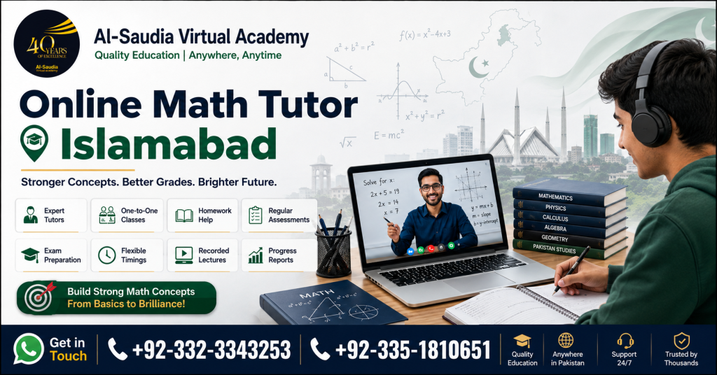 Online Math Tutor Islamabad