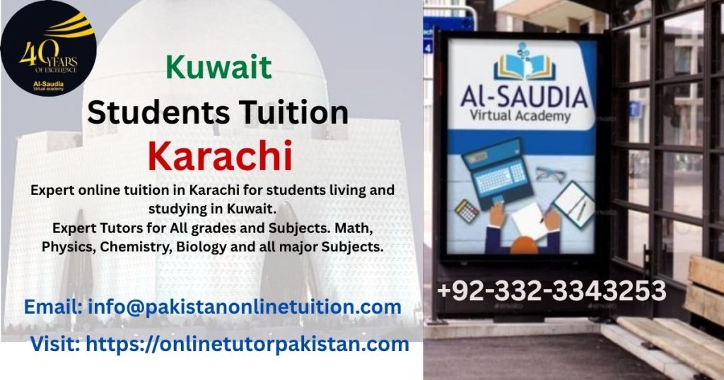 Online Tuition Karachi for Kuwait Students
