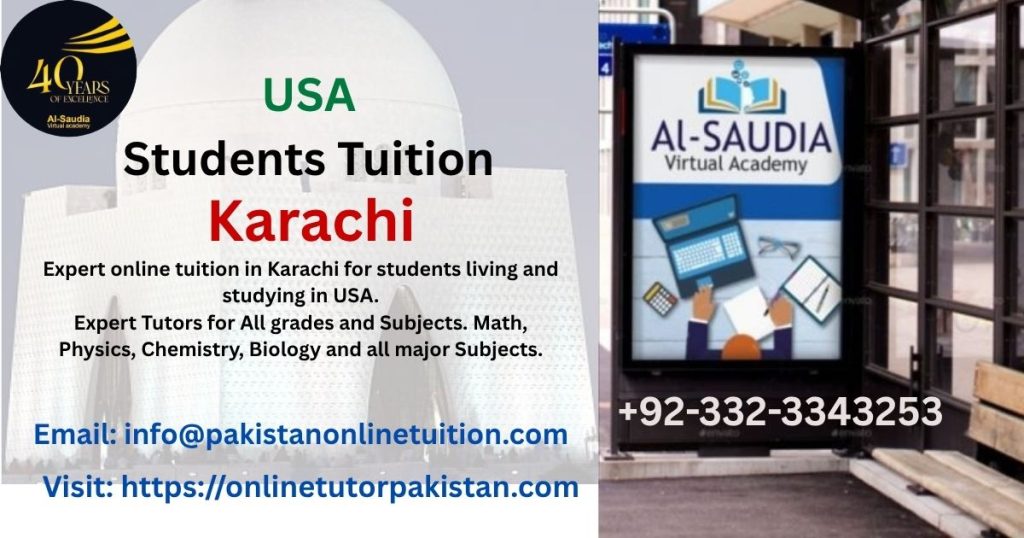 Online Tuition Karachi for USA Students
