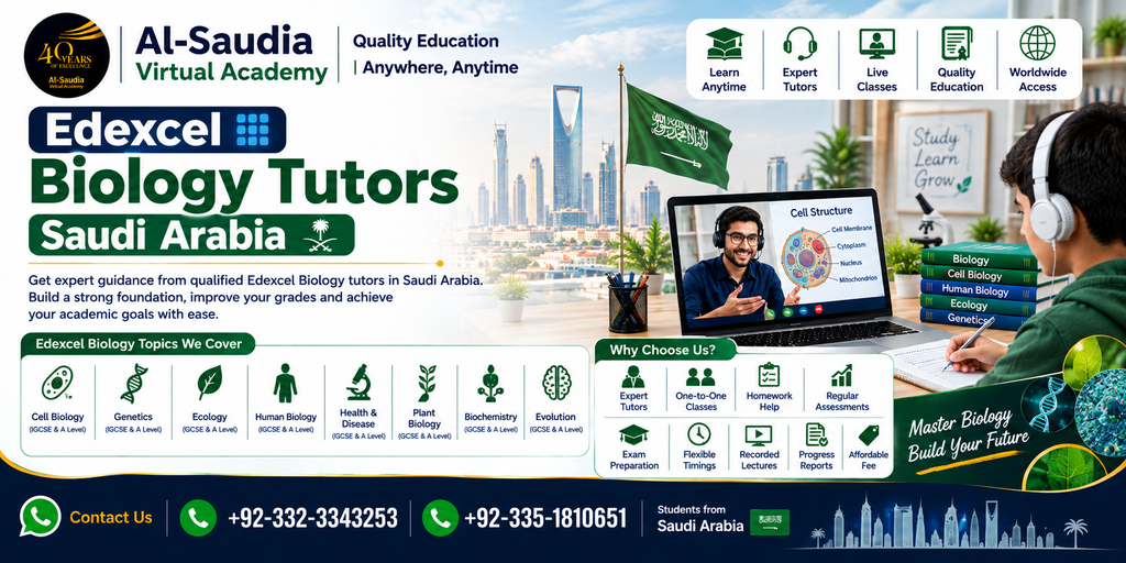 Edexcel Biology Tutors Saudi Arabia