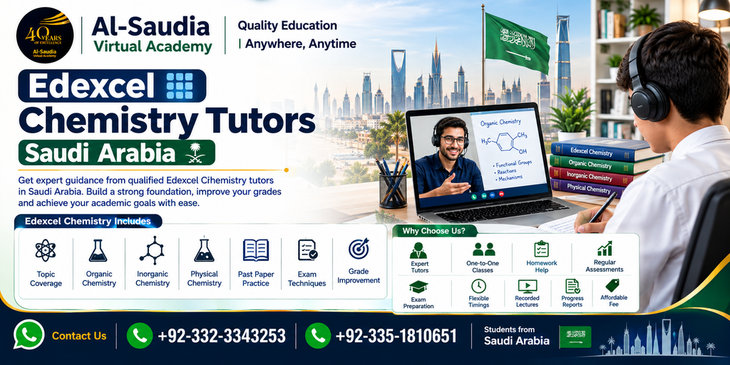 Edexcel Chemistry Tutors Saudi Arabia
