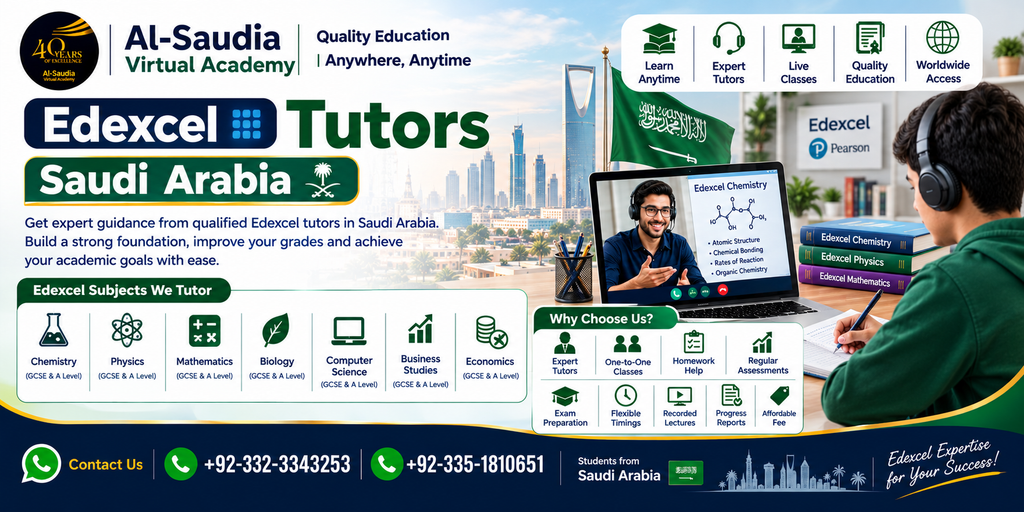 Edexcel Tutors Saudi Arabia